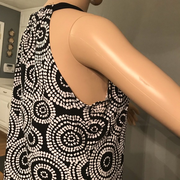 Side Shoulder Tie Patterned Blouse - Picture 4 of 8